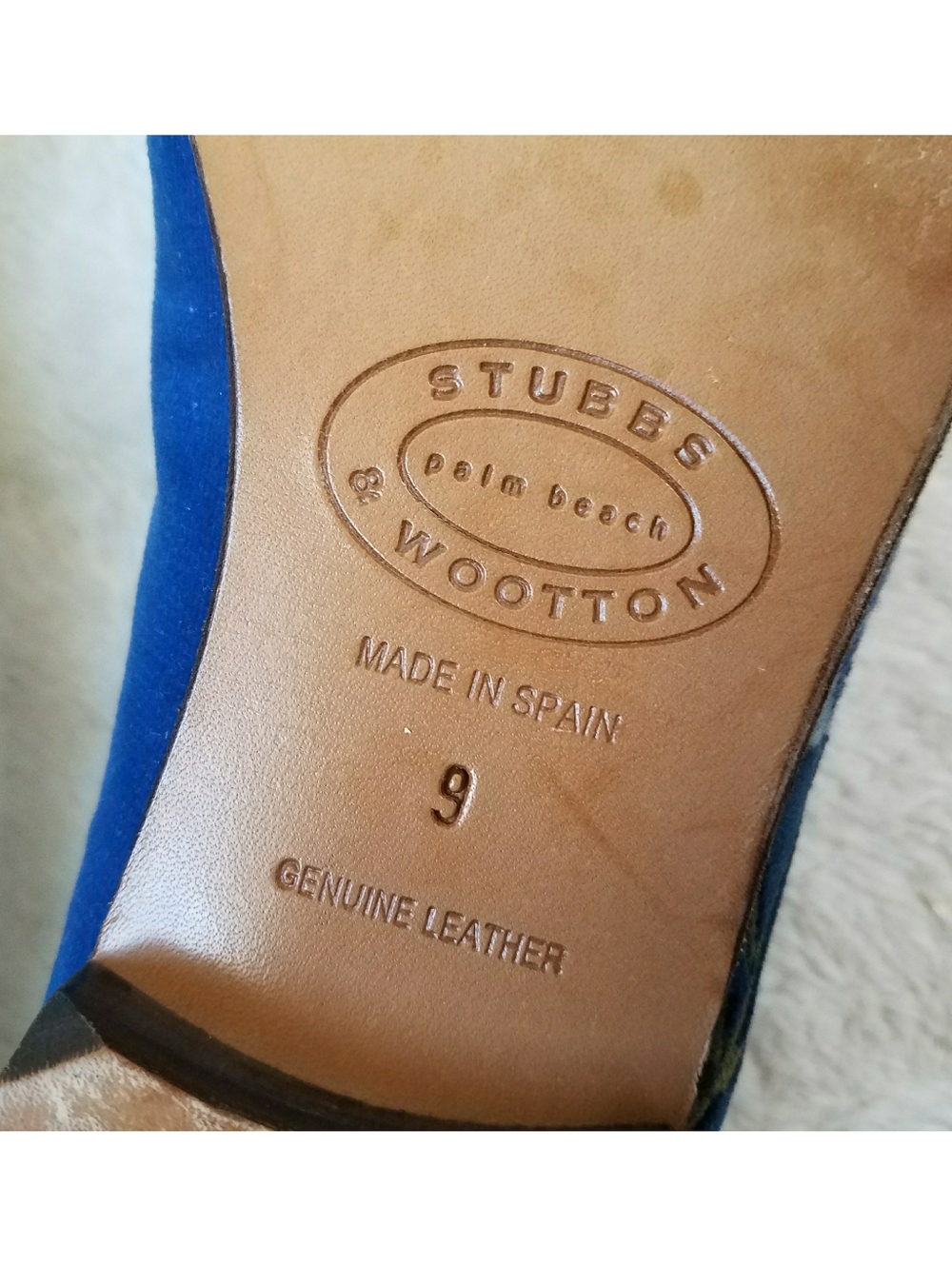 Stubbs & Wootton Geranium Velvet Loafers - Picture 6 of 6